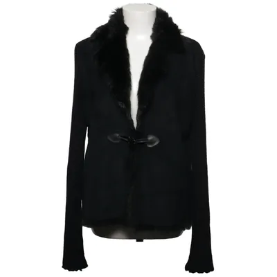 Shearling jacket (Black) from Thing Acrylic, Merino wool, Polyester