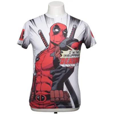 T-shirt (Red, White, Black) from Marvel Polyester