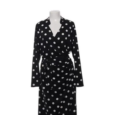 Robe portefeuille (Noir, Blanc) de Wallis Élasthane, Polyester