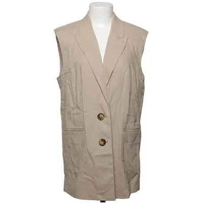 Vest (Beige) from Premium Quality Gina Tricot Cotton, Linen, Viscose