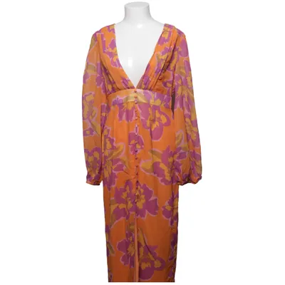 Kjole (Orange, Lilla, Flerfarvet) fra F&P Polyester