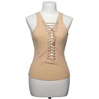 Débardeur (Beige) de Aéryne Élasthane, Polyester
