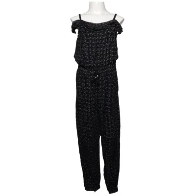 Byxdress (Svart, Vit) Viskos