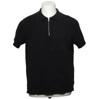 Poloshirt (Zwart) van Knowledge Cotton Apparel Organisch katoen