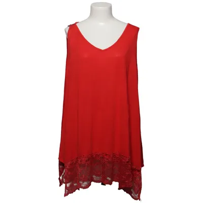 Tank Top (Red) from Pronto Moda Elastane, Viscose