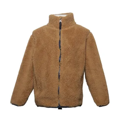 Fleece jacket (Brown) from Rikiki Polyester