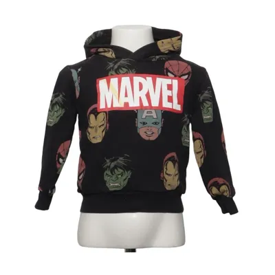 Huvtröja (Svart, Flerfärgad) från H&M x Marvel Bomull, Polyester, Elastan