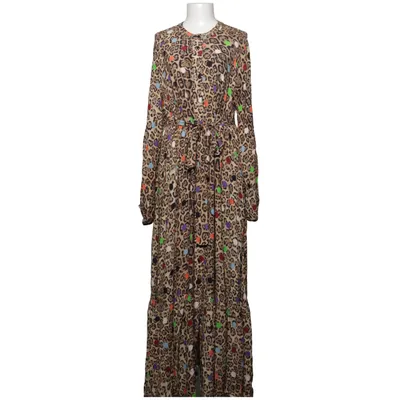 Maxi jurk (Bruin, Meerkleurig) van Essentiel Antwerp Viscose