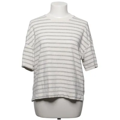 T-shirt (Beige, Grijs) van Zara Katoen, Polyester