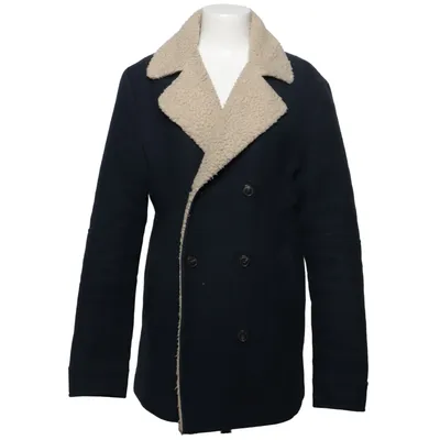 Caban (Bleu, Beige) de Kiomi Polyester, Laine