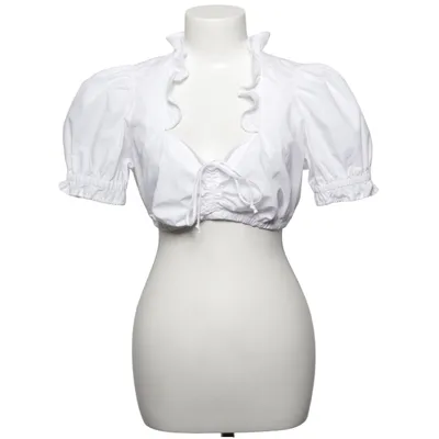 Dirndl blouse (Wit) van Lodenfrey Katoen, Polyester