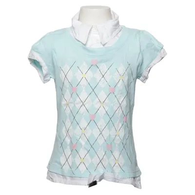 Top (Blue, White, Multicolored) from Kids by Lindex Cotton