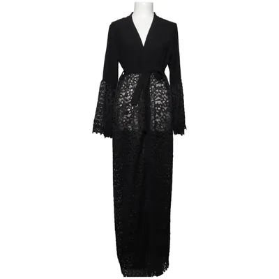 Robe de plage (Noir) Coton, Élasthane