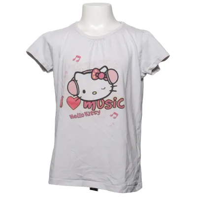 T-shirt (Wit, Meerkleurig) van Hello Kitty Katoen, Elastaan, Viscose