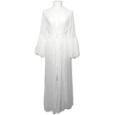 Robe de plage (Blanc) de Shein Polyester