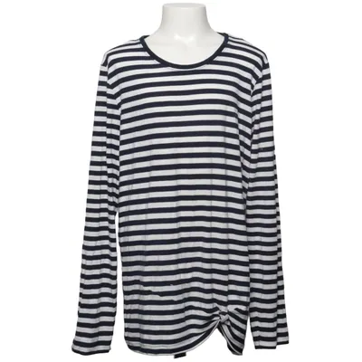 Long sleeve T-shirt (Blue, White) from Tchibo Elastane, Viscose