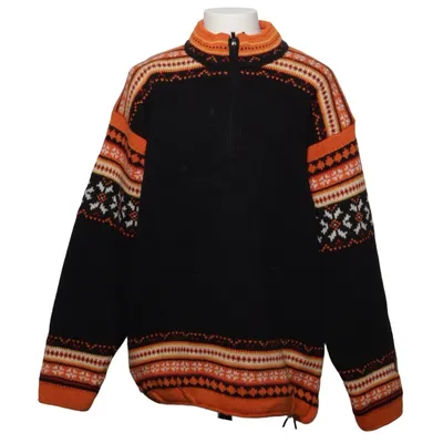 Lusekofta (Svart, Orange, Flerfärgad) från F.LLI Campagnolo Akryl, Polyester, Ull