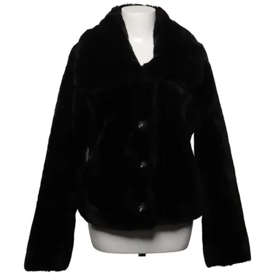 Winterjacke (Schwarz) von Damo Acetat, Acryl, Baumwolle, Polyester, Viskose