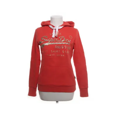 Huvtröja (Röd) från Superdry Bomull, Polyester