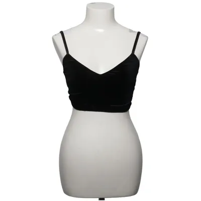 Crop top (Zwart) van Rebecca Stella Elastaan, Polyester