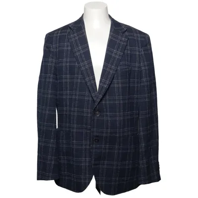 Blazer (Blauw) van Hugo Boss Katoen, Polyamide, Viscose, Wol