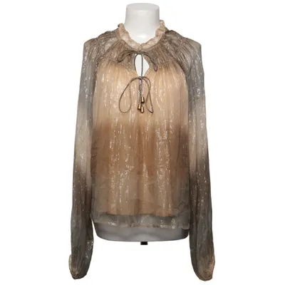 Bluse (Beige, Gold) von Ibana Polyester