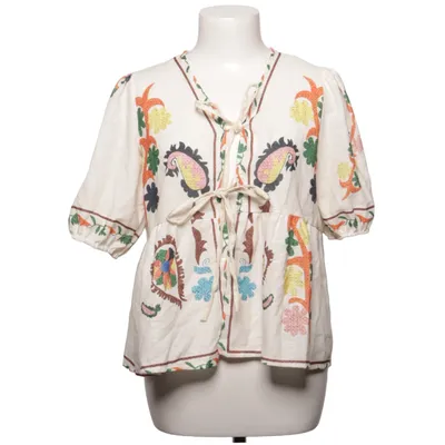 Top (Wit, Meerkleurig) van By Coco Linnen, Polyester, Viscose