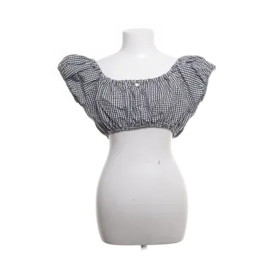 Crop top (Wit, Zwart) van Rat Boi Katoen