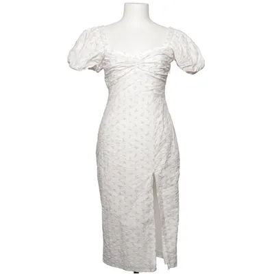 Klänning (Vit, Rosa, Grön) från Bianca by Bianca Ingrosso Bomull, Polyester