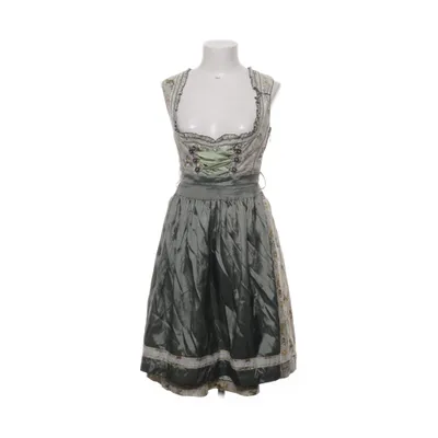 Dirndl (Groen, Meerkleurig) van Marjo Katoen