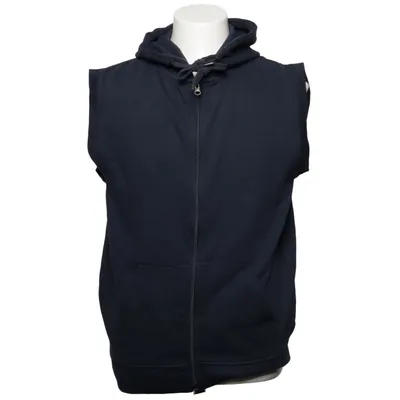 Korte mouwen capuchon sweater (Blauw) van Skill Katoen, Polyester