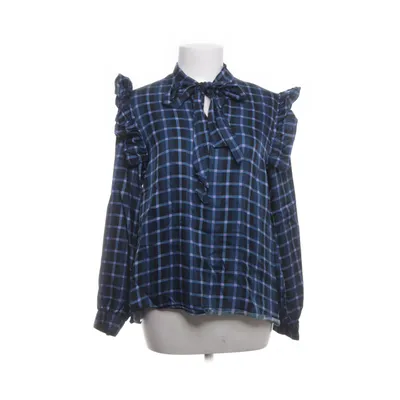 Strikblouse (Blauw, Meerkleurig) van Nue Notes Viscose