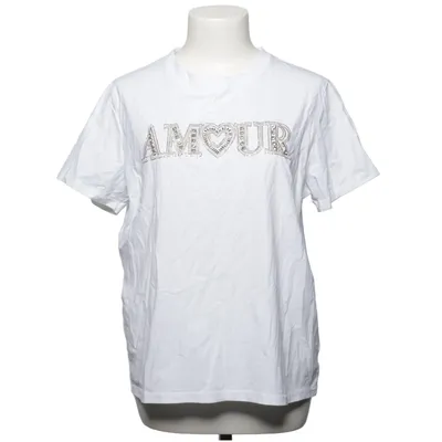 T-shirt (Blanc) de Cosmoda Coton, Élasthane