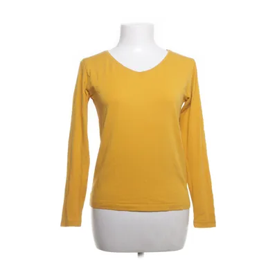Lange mouwen shirt (Geel) van Designer Katoen, Elastaan