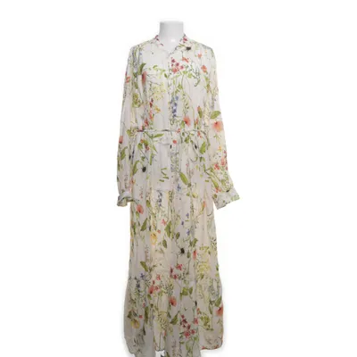 Jurk (Beige, Meerkleurig) van H&M Polyamide, Polyester, Viscose