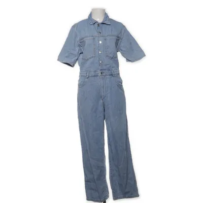 Jumpsuit (Blauw) van Mango Katoen