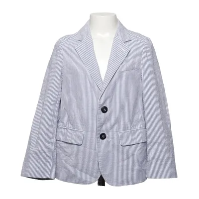 Blazer (Blue, White) from United Colors of Benetton Cotton, Polyester, Viscose