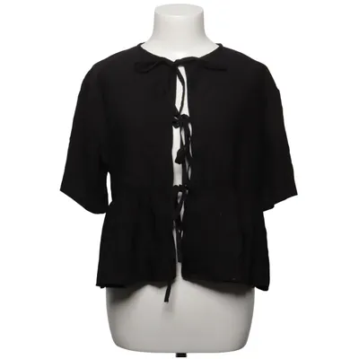 Peplum top (Zwart) van Enter Polyester, Viscose