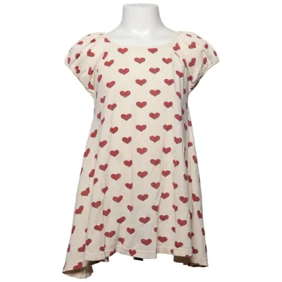 Klänning (Beige, Röd) från Konges Sløjd Ekologisk bomull