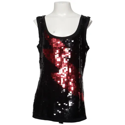 Tank­top (Schwarz, Rot) von Heart Quake Baumwolle, Elasthan