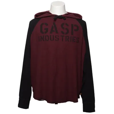 Huvtröja (Röd, Svart) från Gasp Bomull, Polyester