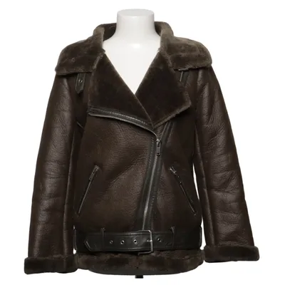 Shearlingjakke (Grå) fra Zara Woman Polyester, Polyurethan