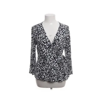 Wrap top (Blue, White) from Flash Woman Elastane, Viscose