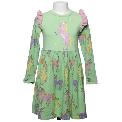 Dress (Green, Multicolored) from Småfolk Elastane, Organic cotton
