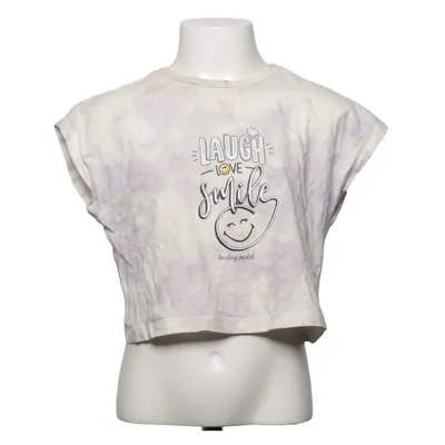 T-shirt (Blanc, Violet) de Smiley World Coton