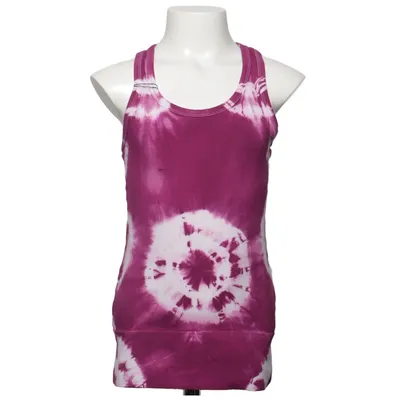 Sport tanktop (Lila, Wit) van Warp Elastaan, Organisch katoen