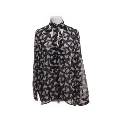 Knytblus (Svart, Flerfärgad) från Yumi Polyester