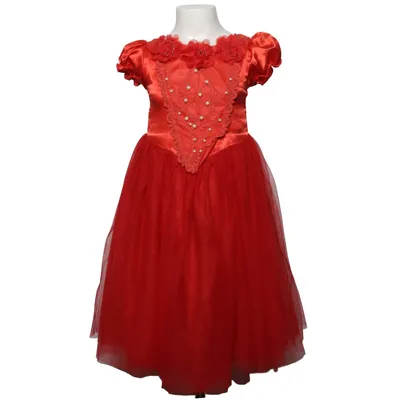 Bloemenmeisjes jurk (Rood, Oranje) van Fashion Classic
