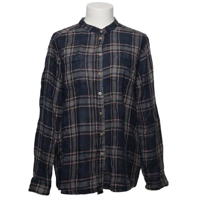 Chemise en flanelle (Bleu, Beige) de Creeks Coton, Viscose