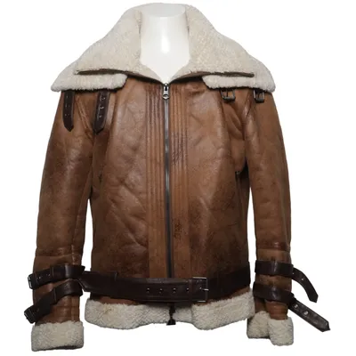 Shearlingjakke (Brun, Hvid) fra Zara
